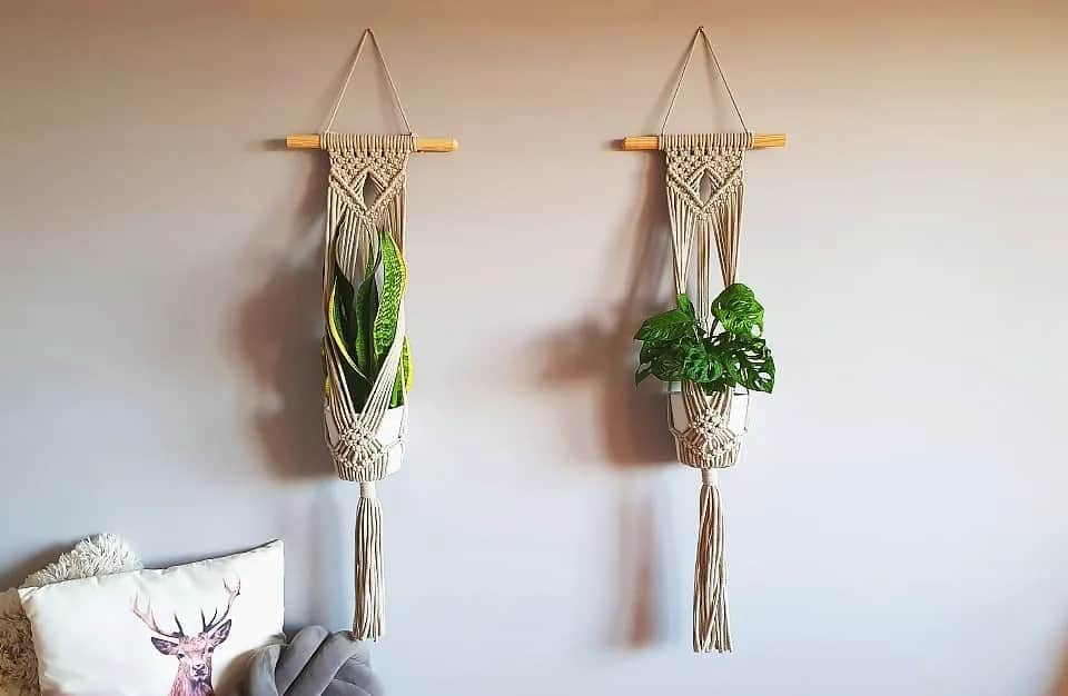 Makrama kwietnik na ścianę jak zrobić - proste instrukcje i porady