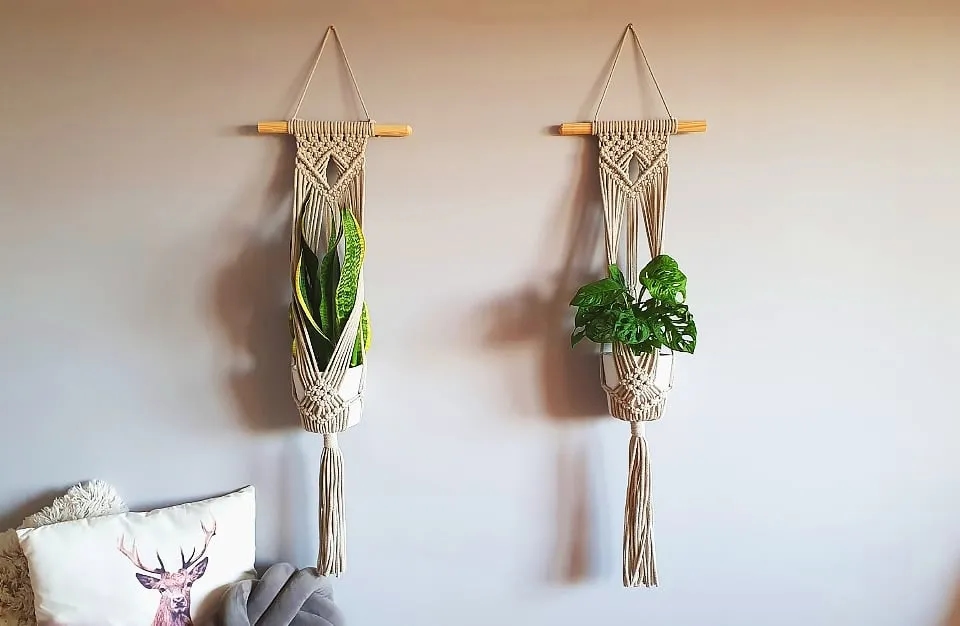 Makrama kwietnik na ścianę jak zrobić - proste instrukcje i porady